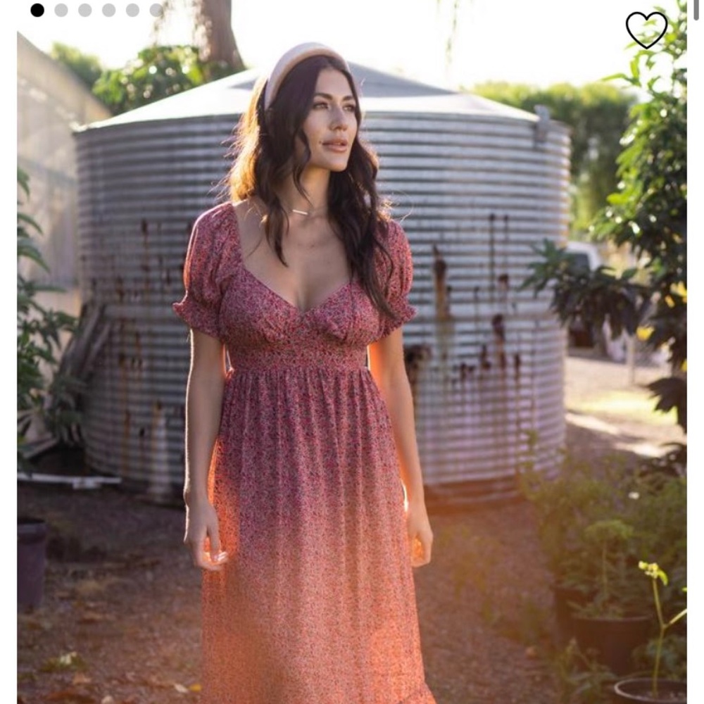 Pinkblush Floral Maxi Dress